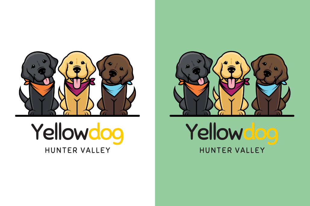 Yellowdog Labradors - Logo Design Hunter Valley Muswellbrook Singleton Think Goat