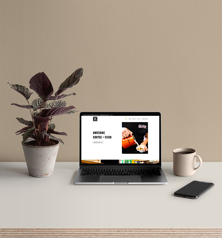 Kicks Coffee Co Website design by Think Goat